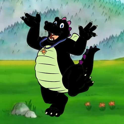 Toon Tone color challenge showing Ord's Body Skin from Dragon Tales (1999)